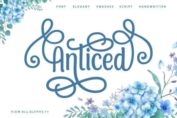 Anticed: Elevating Visual Design with Authentic Script Typography