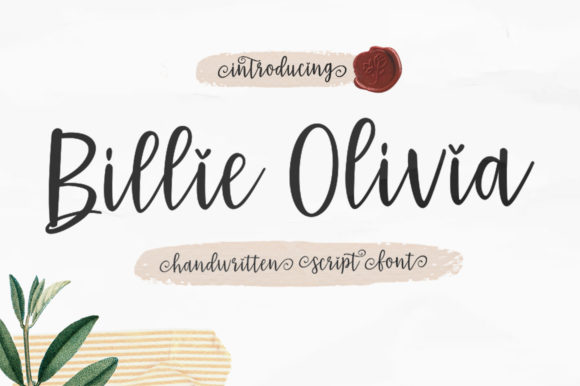 Billie Olivia: The Script Font for Elegant Branding