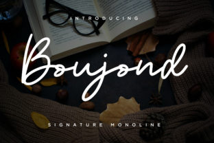 Boujond: A Script Font with Authentic Style