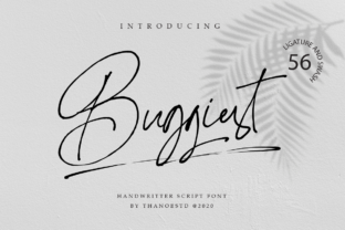 Buggiest: A Bold Modern Script for Impactful Design