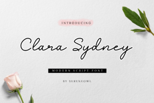 Clara Sydney: A Modern Calligraphic Font for Creative Projects