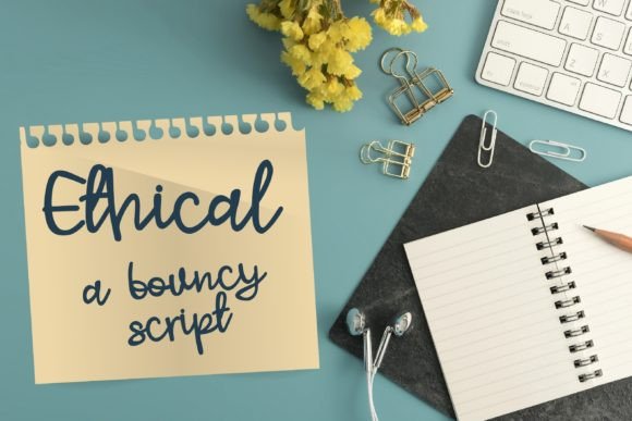 Ethical: The Quirky Handwritten Font for Authentic Design
