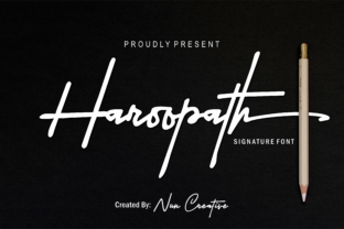 Haroopath: A Script Font for Authentic Design