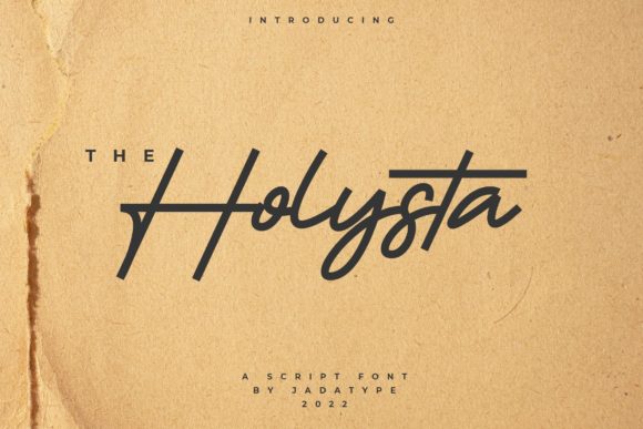 Holysta: A Delicate Script Font for Modern Design