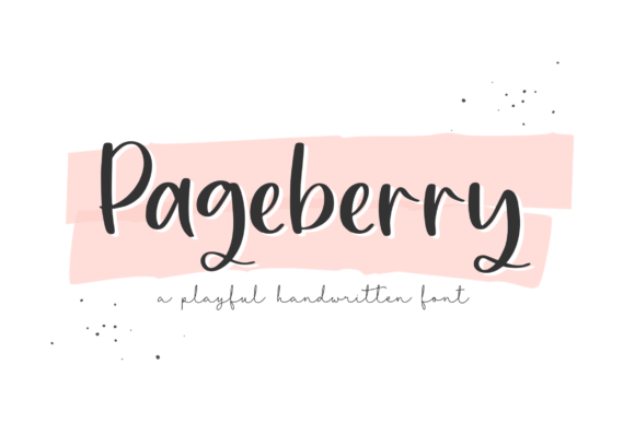 Pageberry: Elevating Design with Casual Script Elegance
