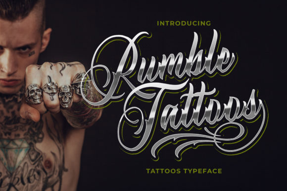 Rumble Tattoos: Commanding Typography for Bold Brands