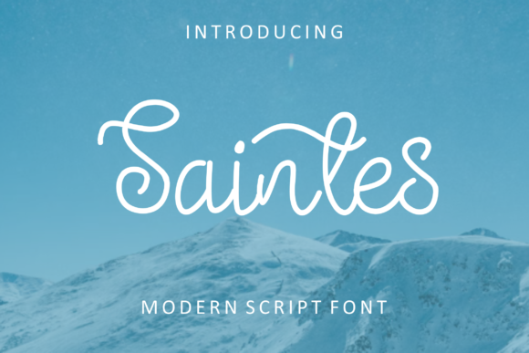 Saintes: Elevating Brand Identity with Vintage Script