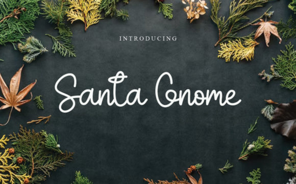 Santa Gnome: A Charming Font for Creative Projects