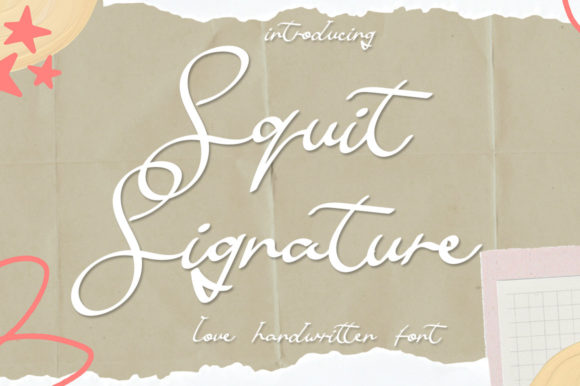 Squit Signature: Elegant Script for Modern Design